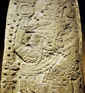 Stone warrior aztec photo