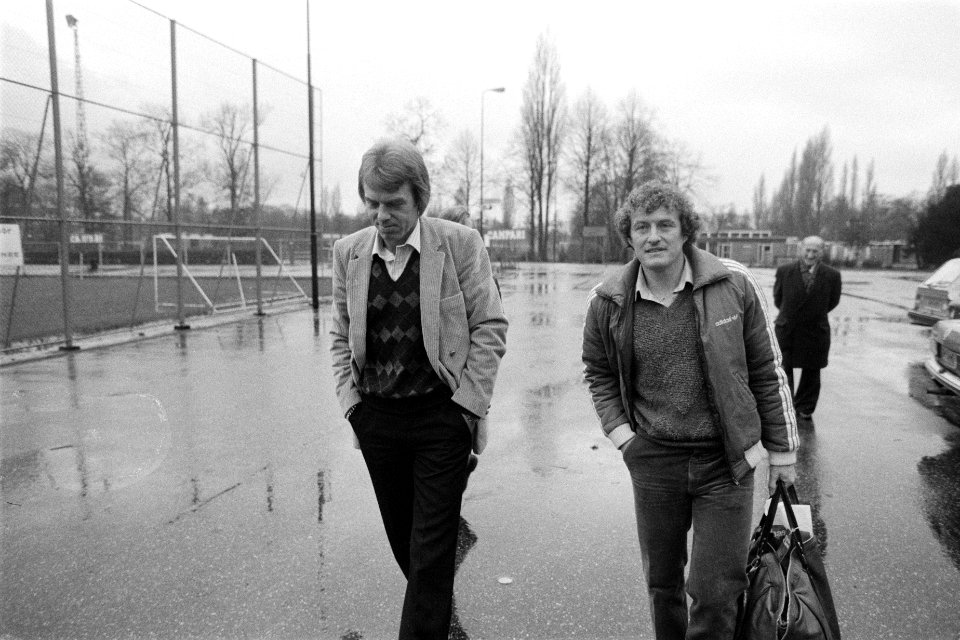 Vanochtend trainde Ajax met 2 nieuwe krachten, Wim Jansen als speler en Johan Cr, Bestanddeelnr 931-1776