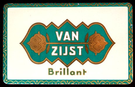 Van Zijst Brillant sigarenblikje