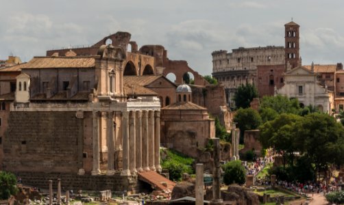 Various buildings forum Rome photo