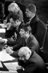Van voor naar achter de ministers Den Uyl , Van Agt , Boersma en Duisenberg, Bestanddeelnr 926-8417