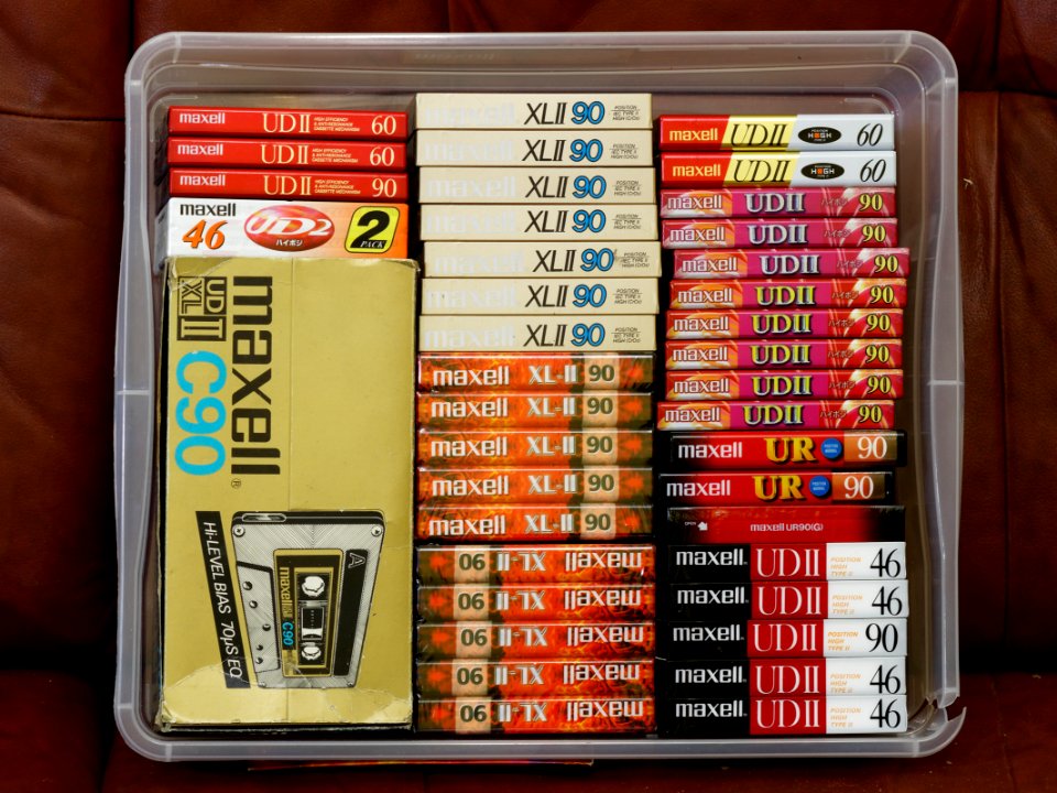 Various Maxell Type II cassettes