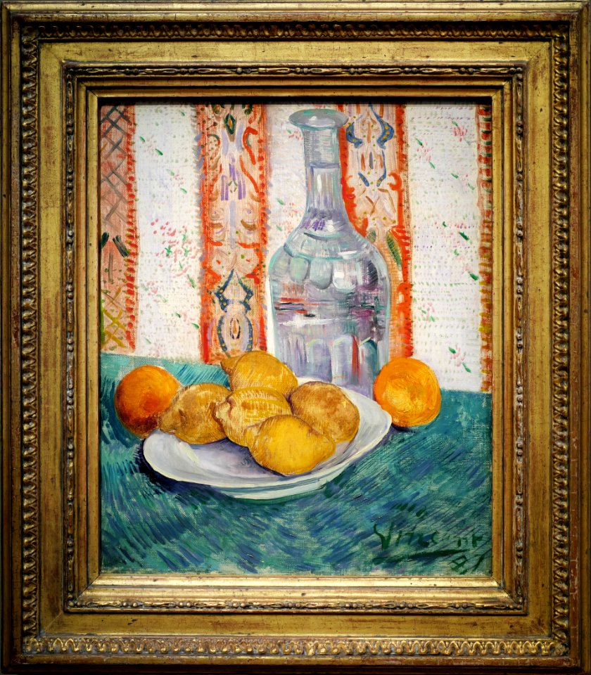 Van.Gogh.still.life.carafe.and.dish.with.citrus.fruits.Paris.1887.P1044664