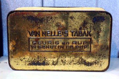 Van Nelle tabak, Gaat van vader op zoon blik, pic1