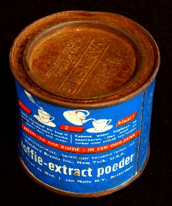 Van Nelles instant coffee tin, pic3