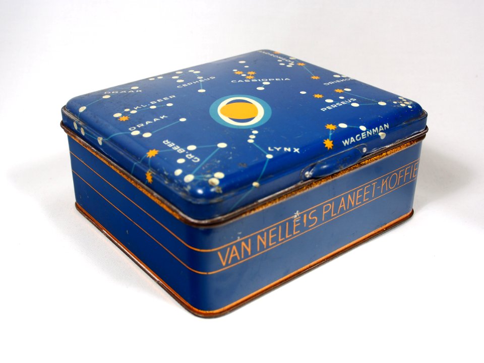 Van Nelles Planeet-Koffie blik, foto 4