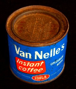 Van Nelles instant coffee tin, pic1