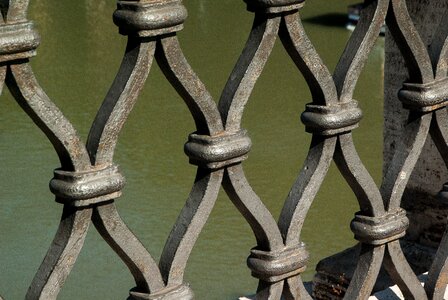 Protection wrought iron barrier