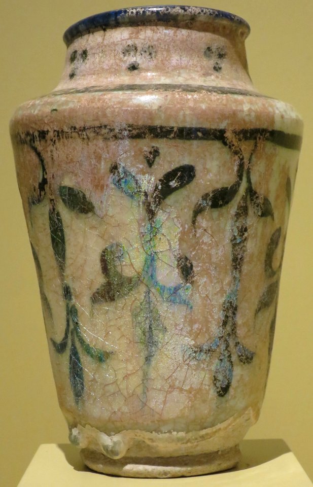 Vase with flowers, Iran, 13th century, Honolulu Museum of Art 2661.1