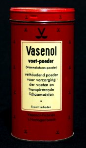 Vasenol voet-poeder blikje, Vasenol sHertogenbos, foto2 photo