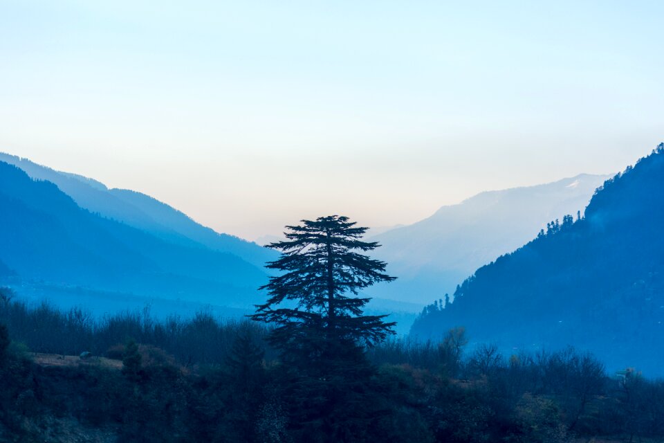 Backdrop landscape mountains