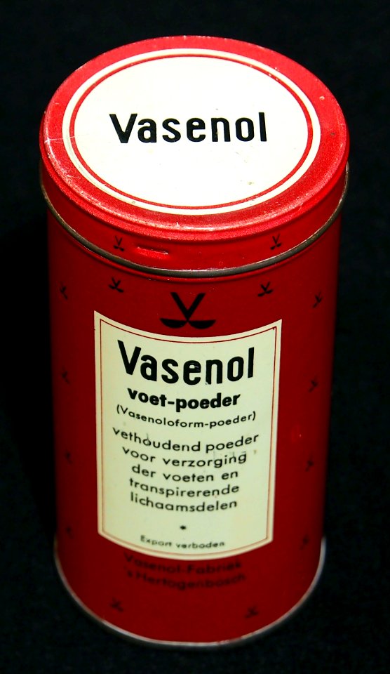 Vasenol voet-poeder blikje, Vasenol sHertogenbos, foto1