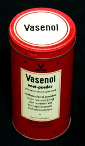 Vasenol voet-poeder blikje, Vasenol sHertogenbos, foto1