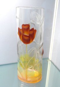 Vase, L. Moser & Sohne, Karlsbad, c. 1905, glass - Bröhan Museum, Berlin - DSC04131 photo