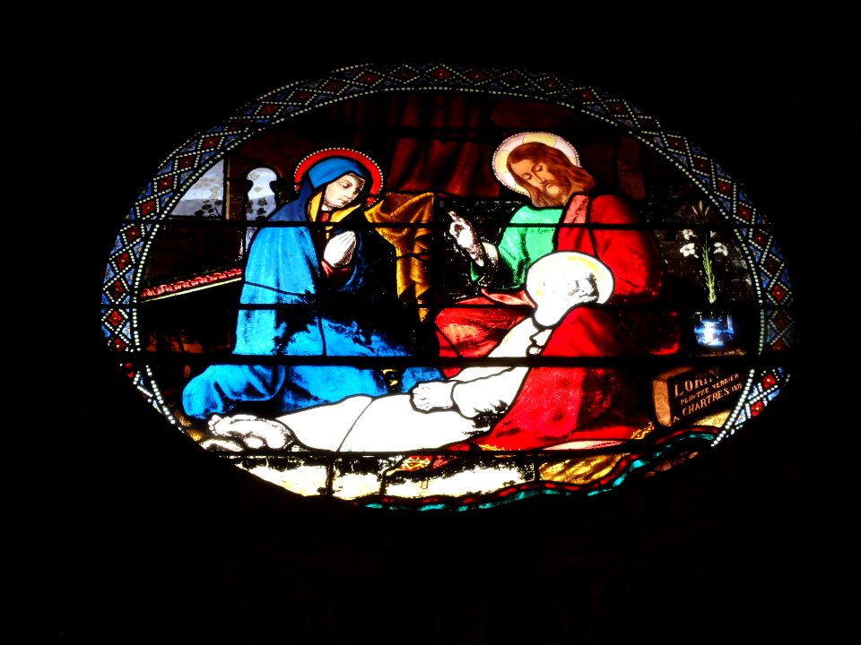 Vaucouleurs (Meuse) Église Saint-Laurent, vitrail (04)