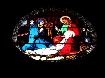 Vaucouleurs (Meuse) Église Saint-Laurent, vitrail (04)