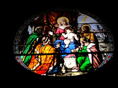 Vaucouleurs (Meuse) Église Saint-Laurent, vitrail (09)