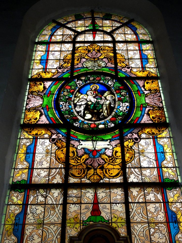 Vaucouleurs (Meuse) Église Saint-Laurent, vitrail (10)