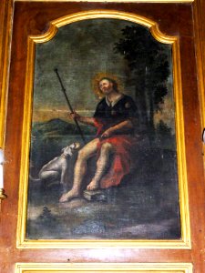 Vaucouleurs (Meuse) Église Saint-Laurent, tableau Saint Roch