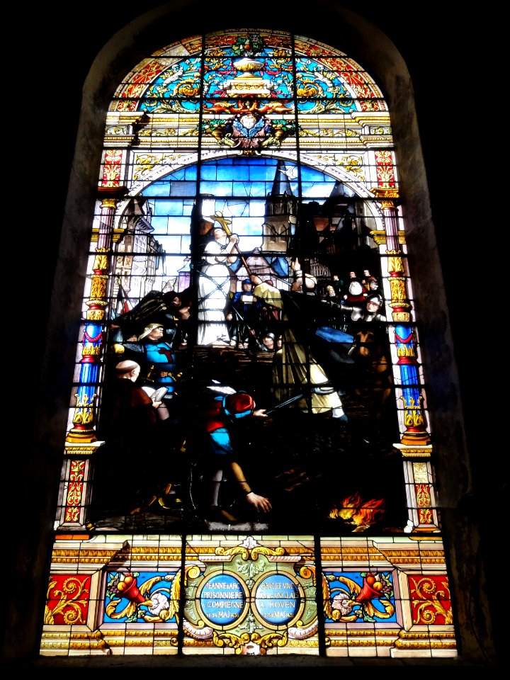 Vaucouleurs (Meuse) Église Saint-Laurent, vitrail (08)