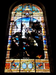 Vaucouleurs (Meuse) Église Saint-Laurent, vitrail (08)