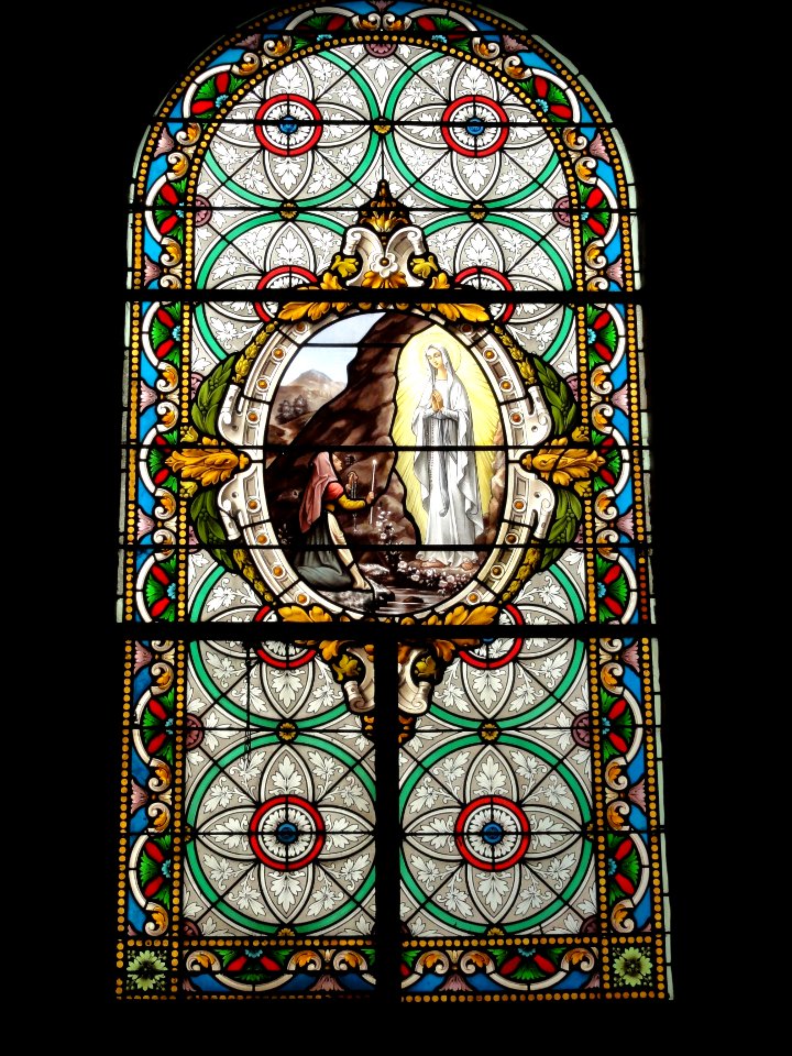 Vathiménil (M-et-M) église Saint-Jean-Baptiste, vitrail 01
