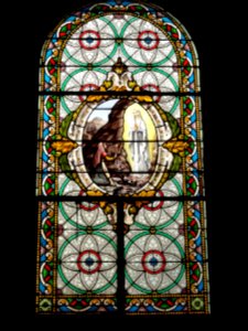 Vathiménil (M-et-M) église Saint-Jean-Baptiste, vitrail 01