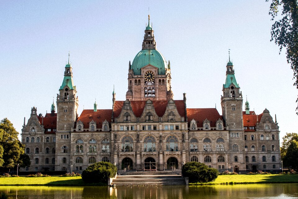 Landmark architecture building