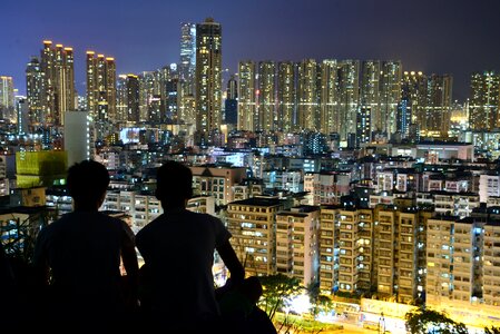 Skyline landscape cityscape