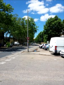 Vaulx-en-Velin - Avenue du Bataillon Carmagnole Liberté, vers l'ouest, depuis la rue du Rail