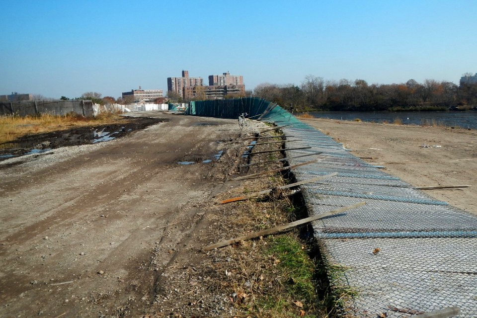 Vaux Park fence down Sandy jeh