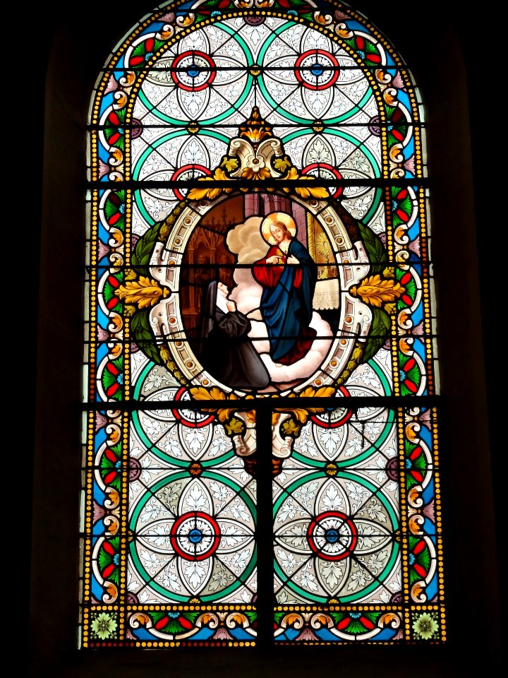 Vathiménil (M-et-M) église Saint-Jean-Baptiste, vitrail 04