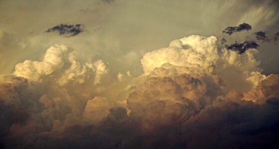 Sky storm clouds dark photo