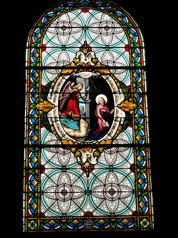 Vathiménil (M-et-M) église Saint-Jean-Baptiste, vitrail 02