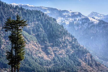 Backdrop landscape mountains