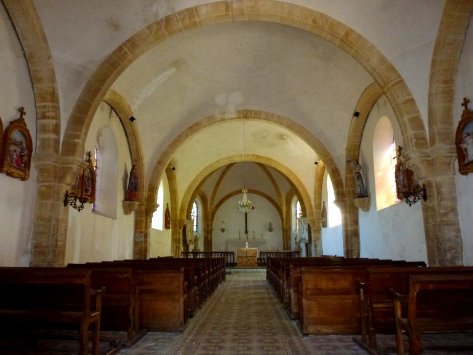 Vaux-Villaine (Ardennes) Église Saint-Remi, intérieur