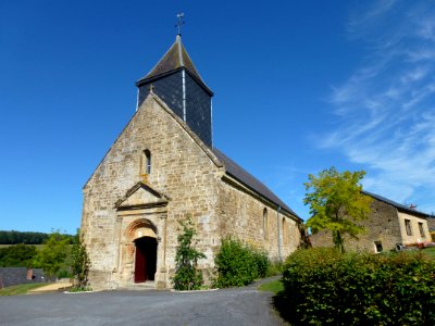 Vaux-Villaine (Ardennes) Église Saint-Remi, extérieur