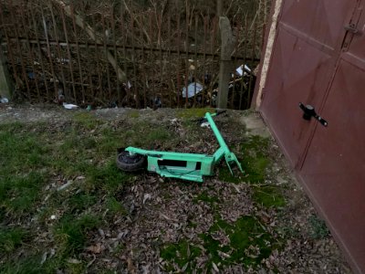 Vandalised Bolt Scooter, Košice, SK