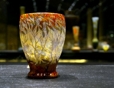 Vase Feuilles d'Automne Daum MBAN 24032013