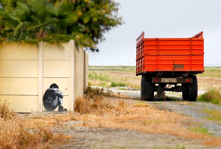Abandoned thoughtful miss