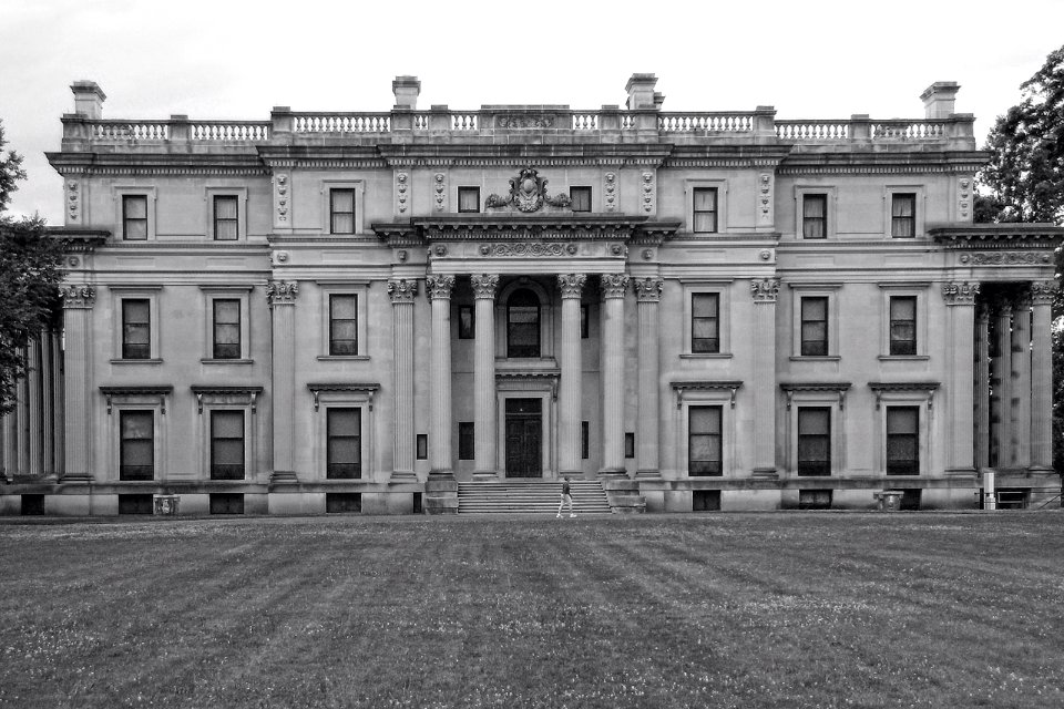 Vanderbilt Mansion, Hyde Park, 2012-06-25, 01 bw