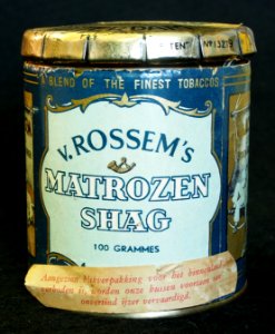 Van Rossems Matrozen shag blikje donkerblauw, foto 5