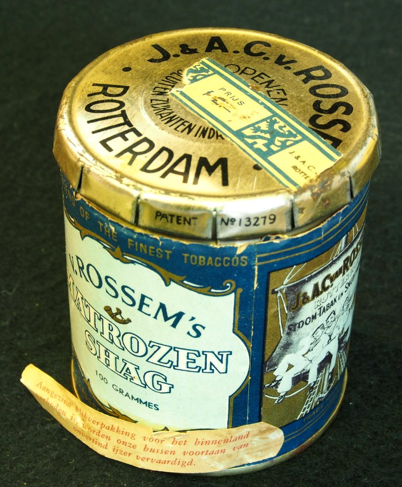 Van Rossems Matrozen shag blikje donkerblauw, foto 1