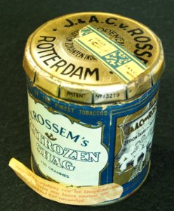 Van Rossems Matrozen shag blikje donkerblauw, foto 1