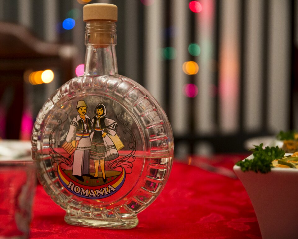 Table celebration bottle