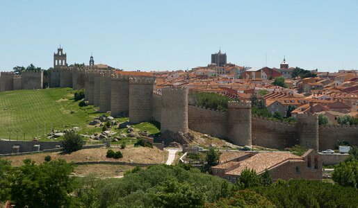 Ramparts wall medieval town