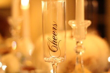 Champagne champagne glass cheers photo