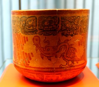 Vase - Classic Maya - Ethnological Museum, Berlin - DSC00694