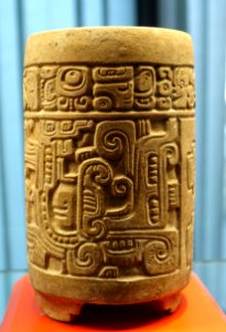 Vase - Classic Maya - Ethnological Museum, Berlin - DSC00682