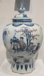 Vase, c. 1680-90, Netherlandish, Greek A Factory, faience, Honolulu Museum of Art